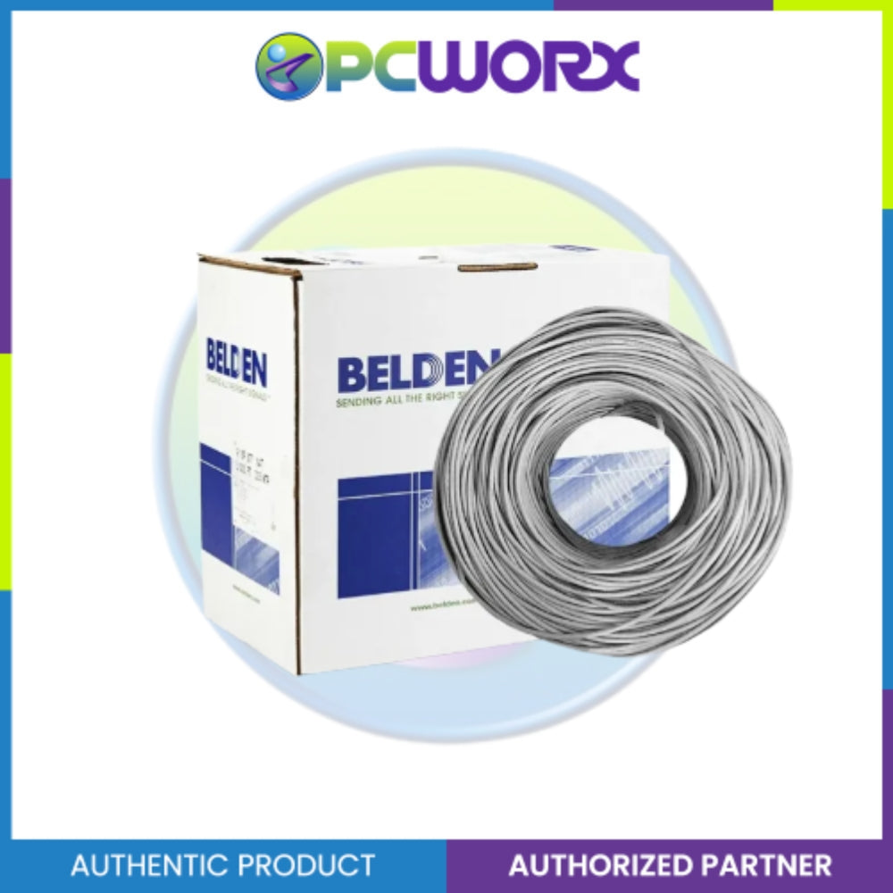 Belden Cat6 UTP Cable Gray Indoor 24AWG 305meters PN: 7814A