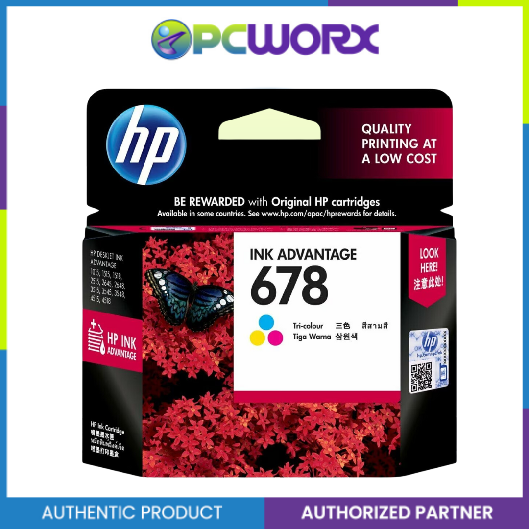 HP CZ107AA/CZ108AA 678 Black Cartridge