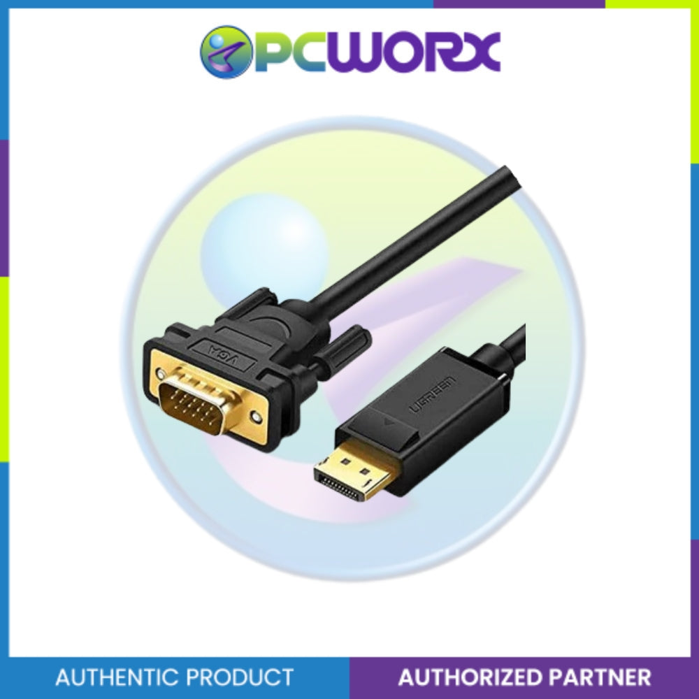 UGREEN DP105/10247 DP(M)-VGA(M) CBL1.5MBK