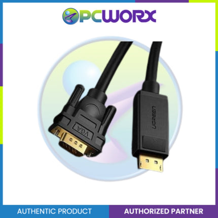 UGREEN DP105/10247 DP(M)-VGA(M)CBL1.5MBK