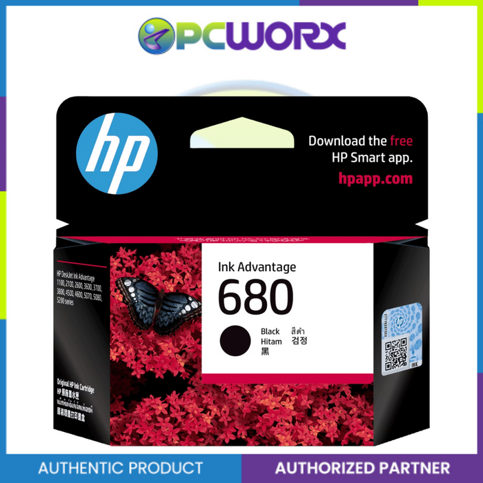 HP F6V26AA/F6V27AA  680 Color Ink Cartridge