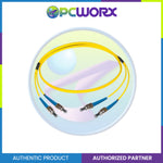 Datwyler Duplex Patch Cord ST-ST E09/125 3meters PN: 390086 Yellow