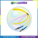 Datwyler Duplex Patch Cord ST-ST E09/125 3meters PN: 390086 Yellow