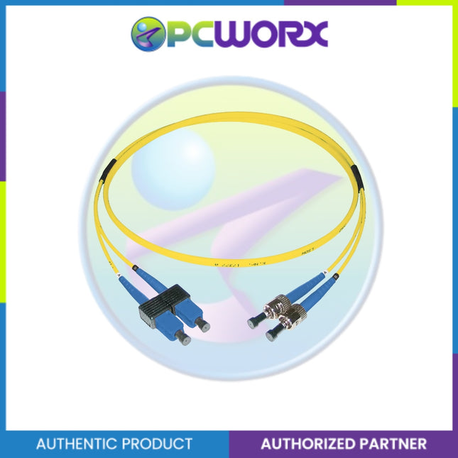 Datwyler Duplex Patch Cord ST-LC E09/125 PN: 390076 Yellow