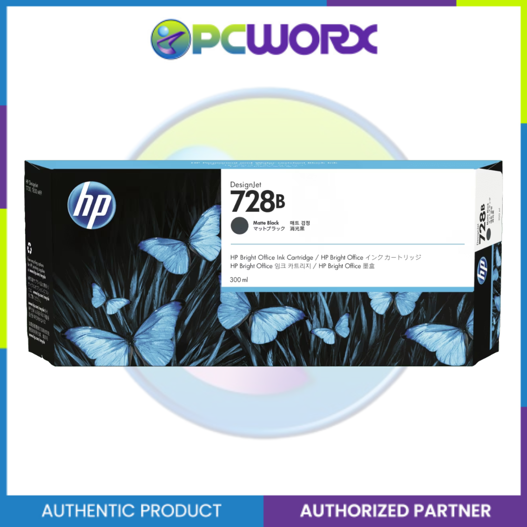 HP F9J68A/F9K15A /F9K16A/F9K17A  728 300-Ml Ink Cartridge