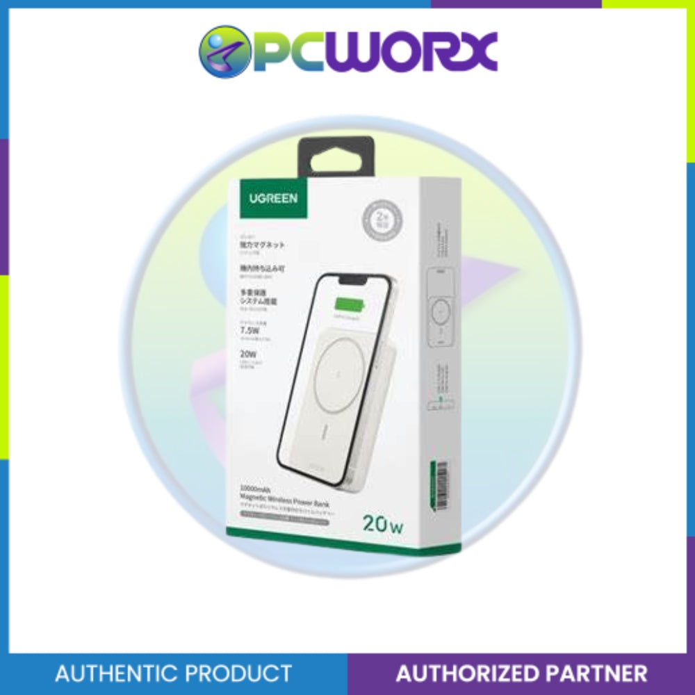 Ugreen PB561 25208 10000mAh Mini Magnetic Wireless 20W Power Bank Beige