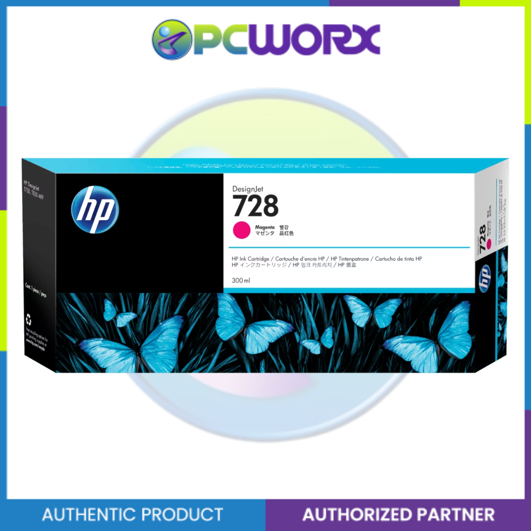 HP F9J68A/F9K15A /F9K16A/F9K17A  728 300-Ml Ink Cartridge