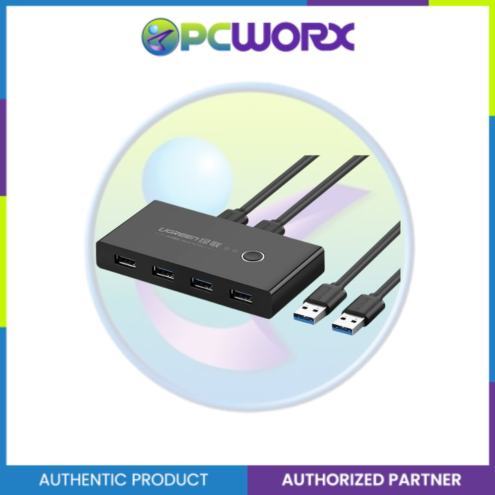Ugreen US216/30768 4-Port USB 3.0 Switch Box Black