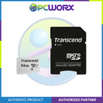 Transcend TS64GUSD300S-A 64GB UHS-I U1 MicroSD with Adapter