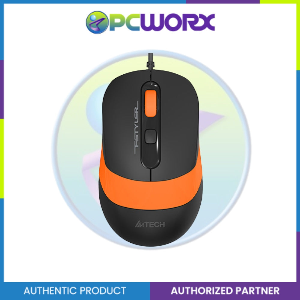 A4tech FM10 Fstyler USB Mouse Orange