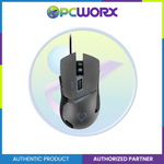 Vertux Dominator Highly Tactile Wired Ergonomic Mouse Grey