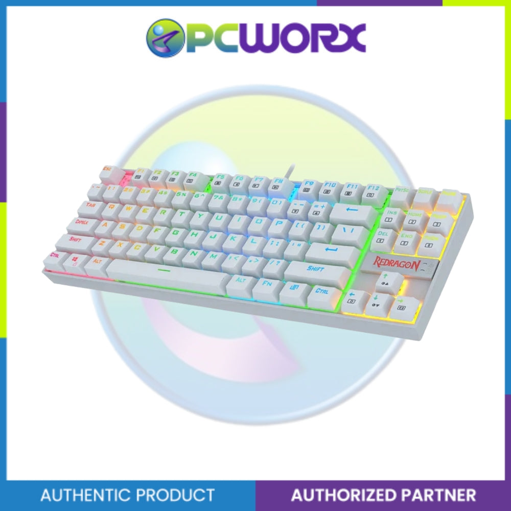 Redragon Kumara K552W RGB-1 Mechanical Keyboard White