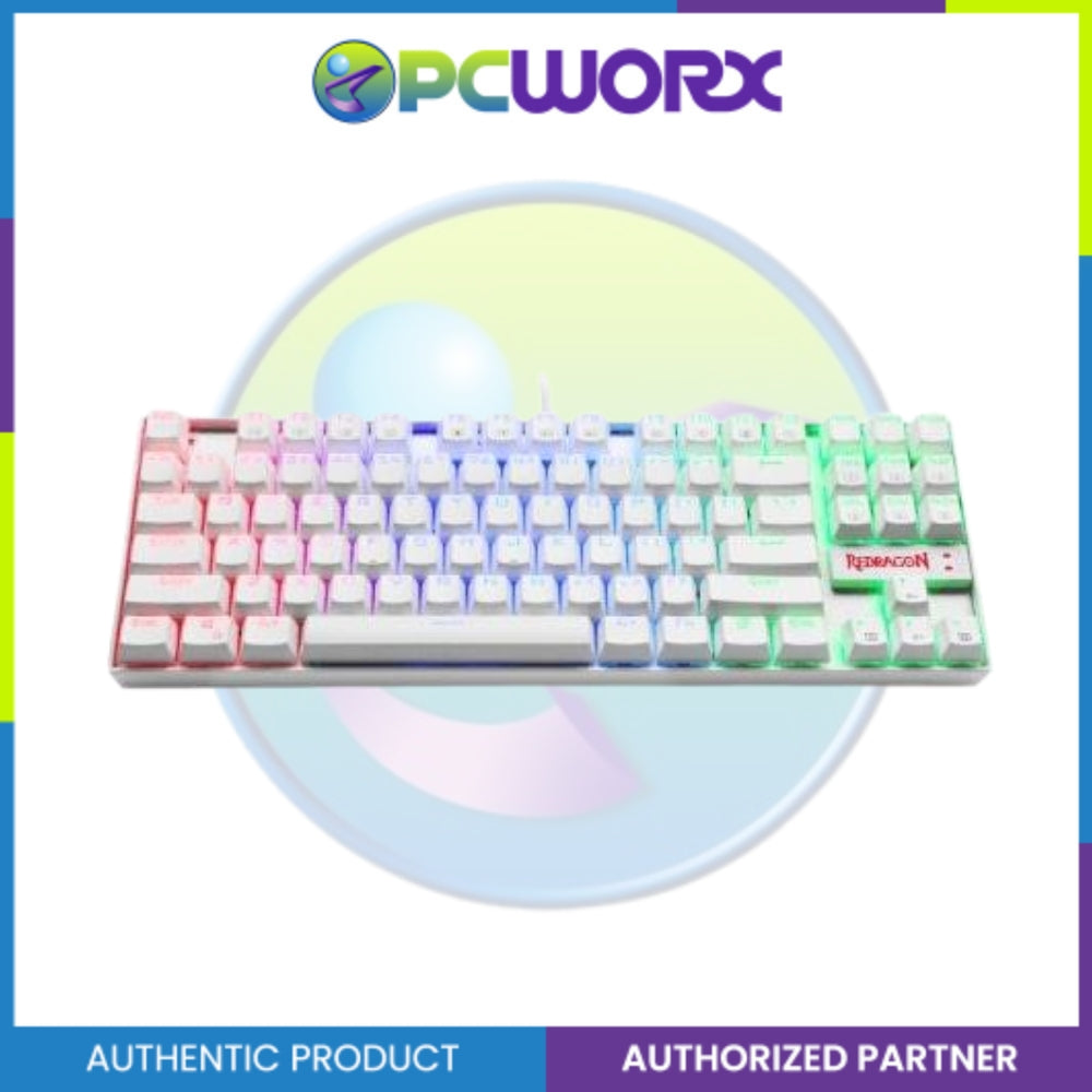 Redragon Kumara K552W RGB-1 Mechanical Keyboard White