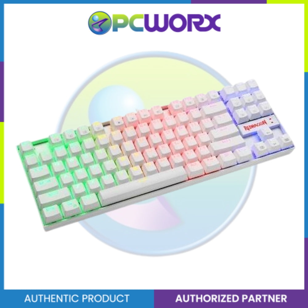 Redragon Kumara K552W RGB-1 Mechanical Keyboard White