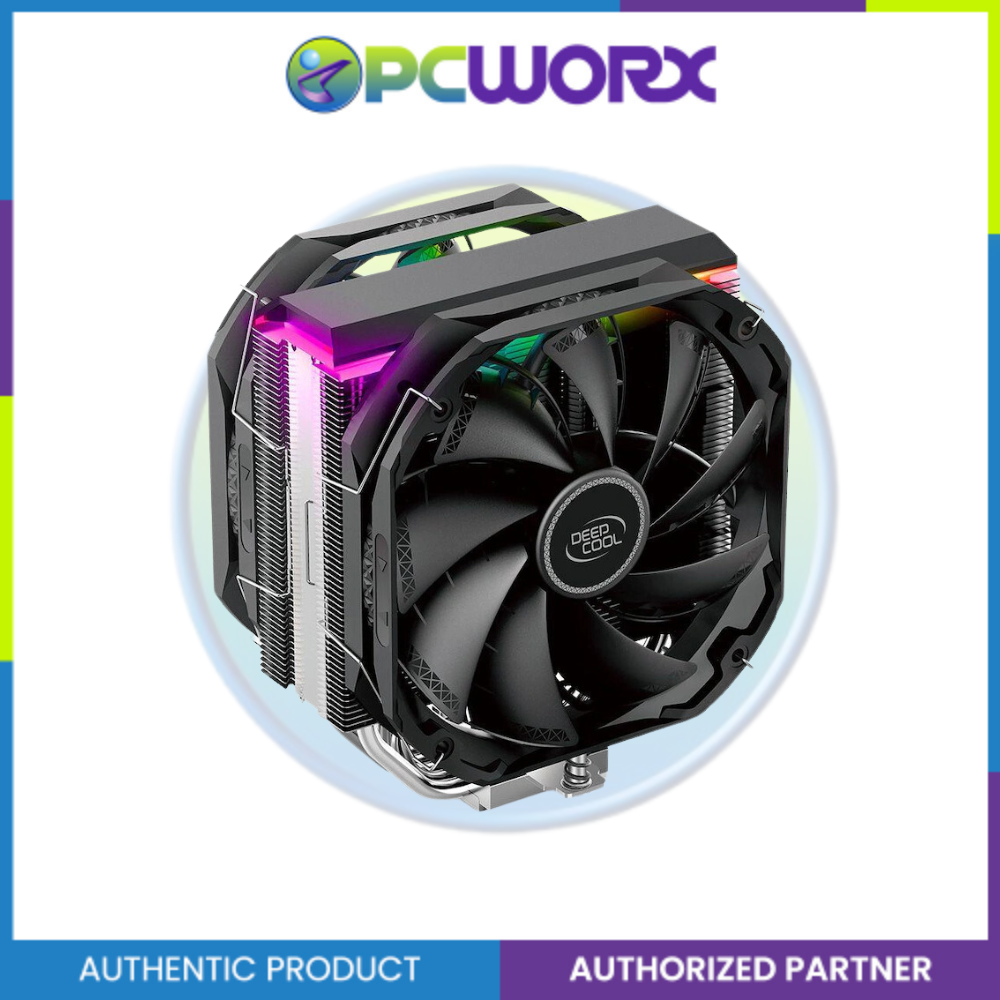 Deepcool R-AS500-BKNLMP-G AS500 Plus w/ 5 heatpipes 2x140mm Tower Cooler