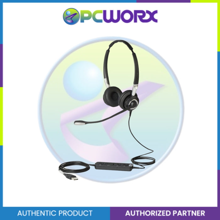 Jabra BIZ 2400 MS Duo USB Headset P/N: 2499-823-309