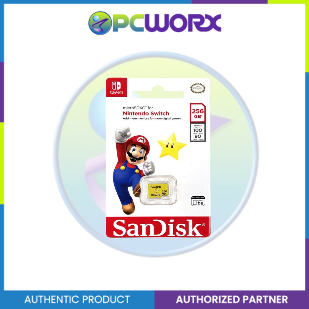 Sandisk SDSQXAO-256G-GN3ZN 256gb Nintendo Micro SD UHS-1 C10