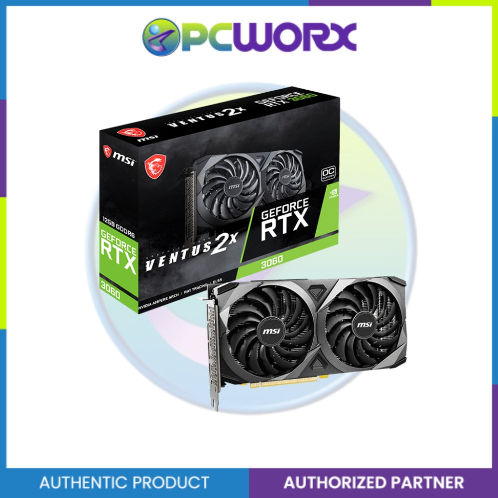 MSI RTX3060 Ventus 2X 12G OC 12GB GDDR6 192-bit LHR