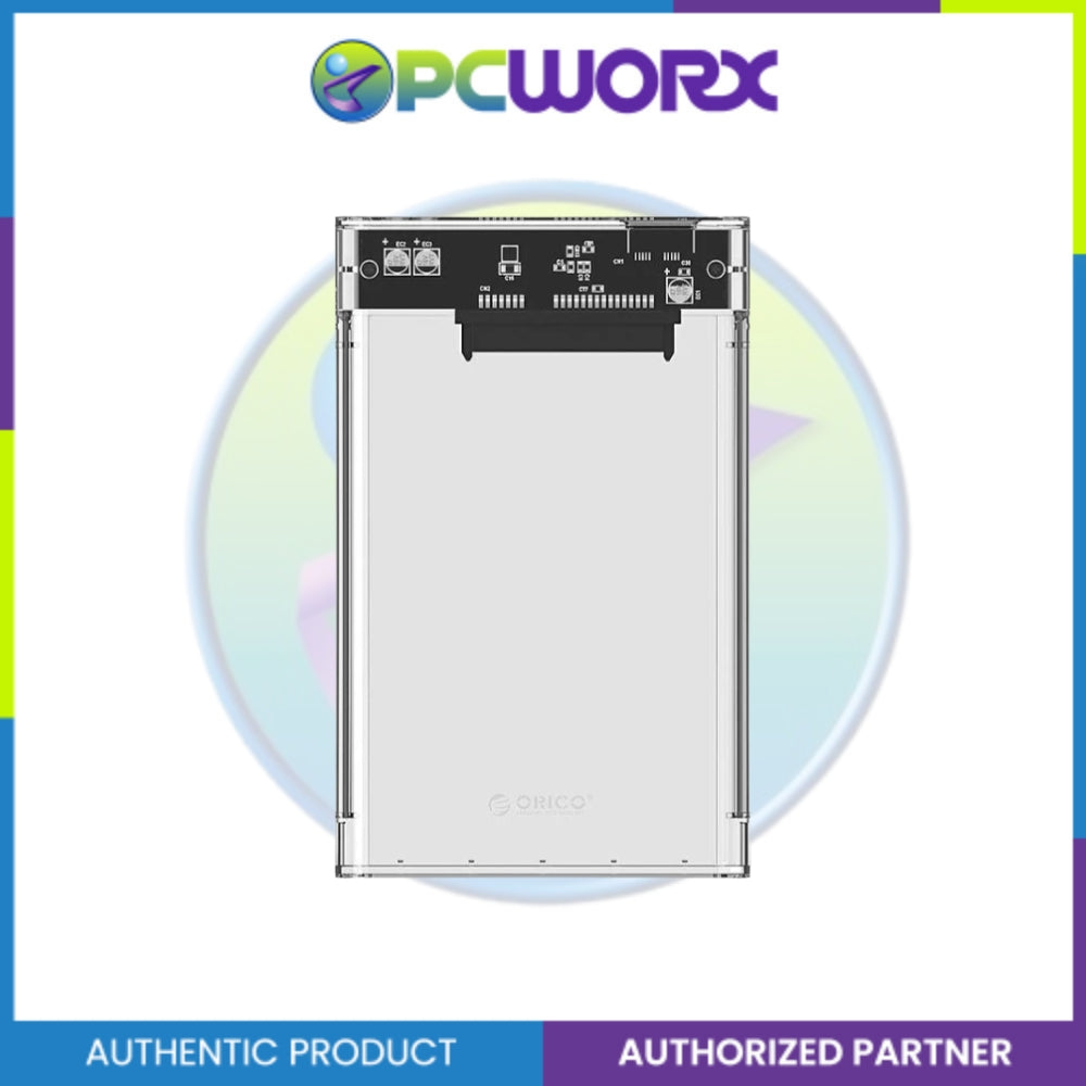 Orico 2139U3-CR-EP-HW 2.5 inch Transparent USB3.0 Hard Drive Enclosure