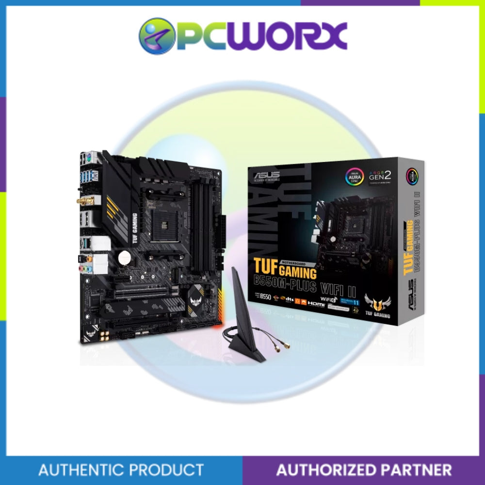 Asus TUF B550M-PLUS WIFI II AM4 DDR4 m-ATX Motherboard