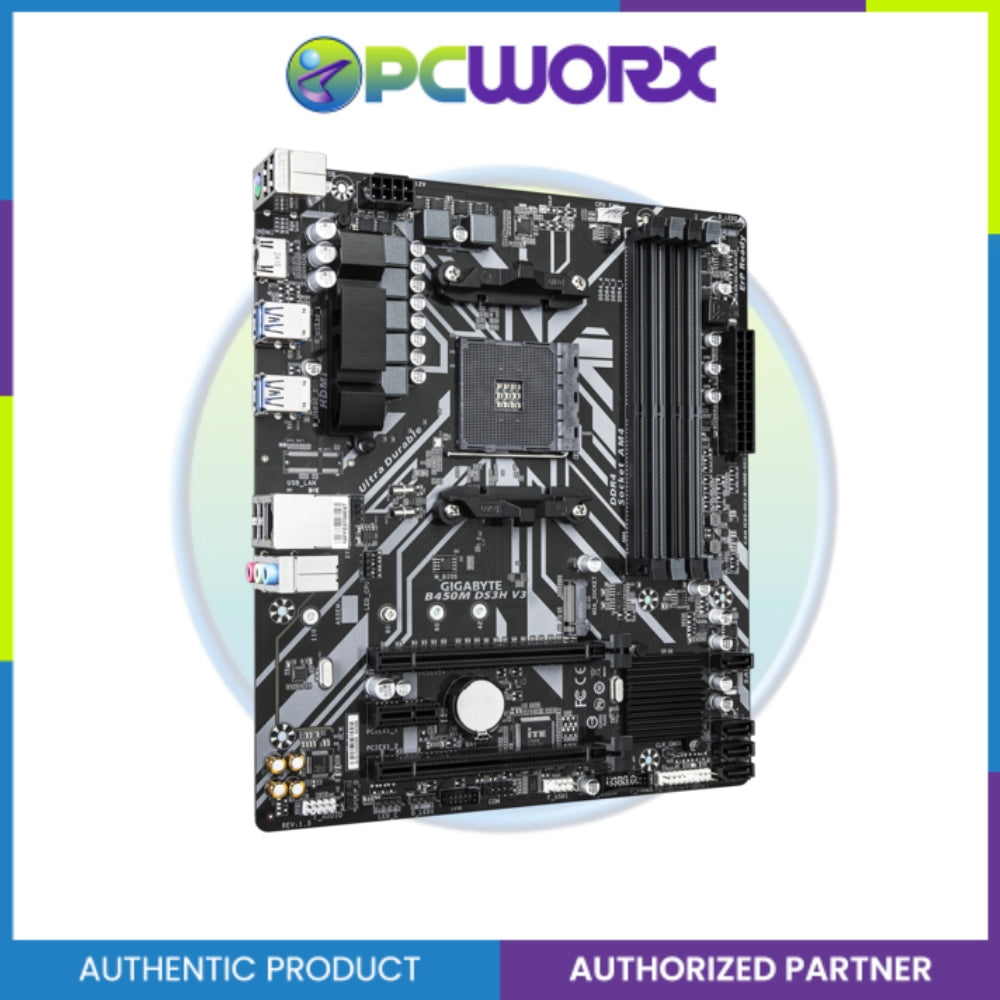 Fan Headers B450 Motherboard B450m Ds3h Power Sw Gigabyte B450M