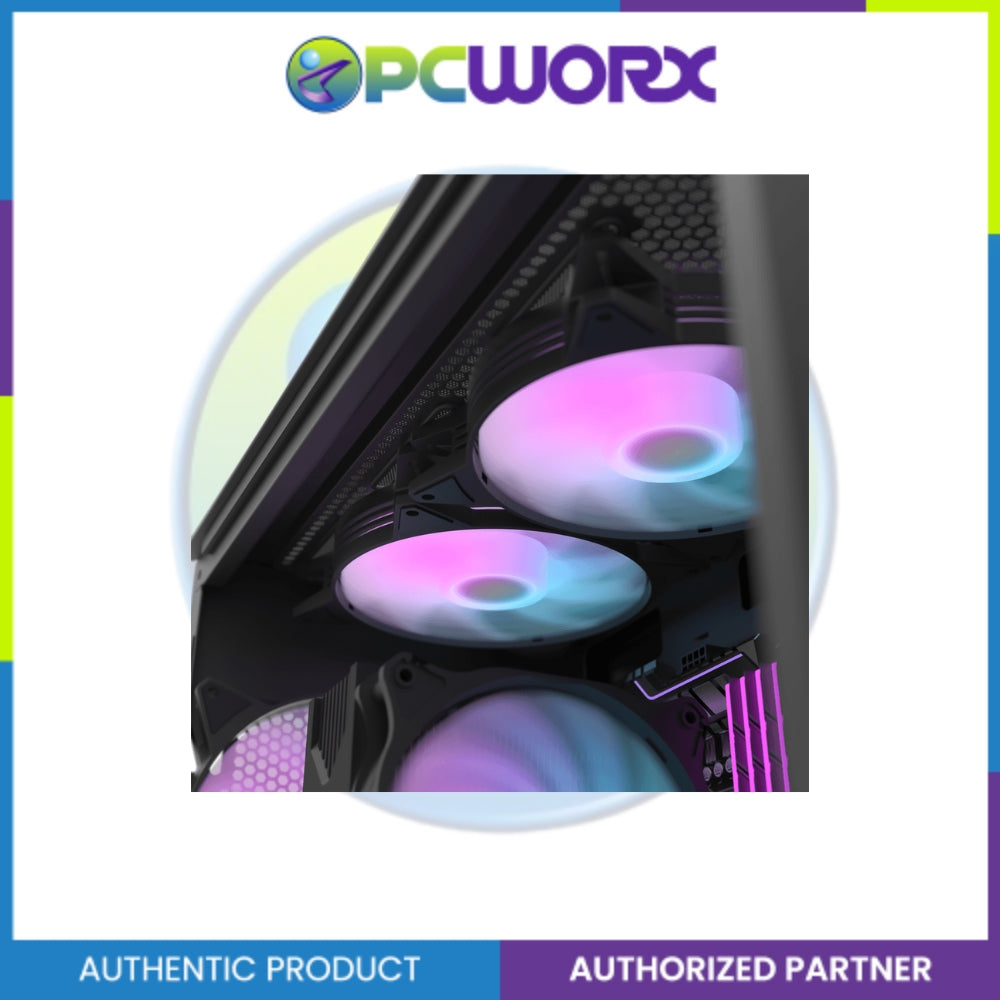 Darkflash C6 3in1 Fan Aurora Spectrum RGB Black