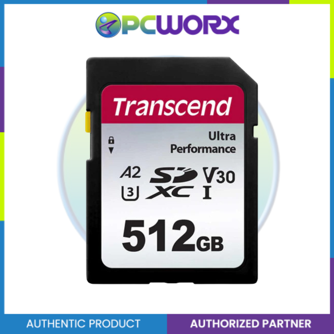 Transcend TS512GSDC340S 512GB 340S UHS-I U3 A2 SDXC Card