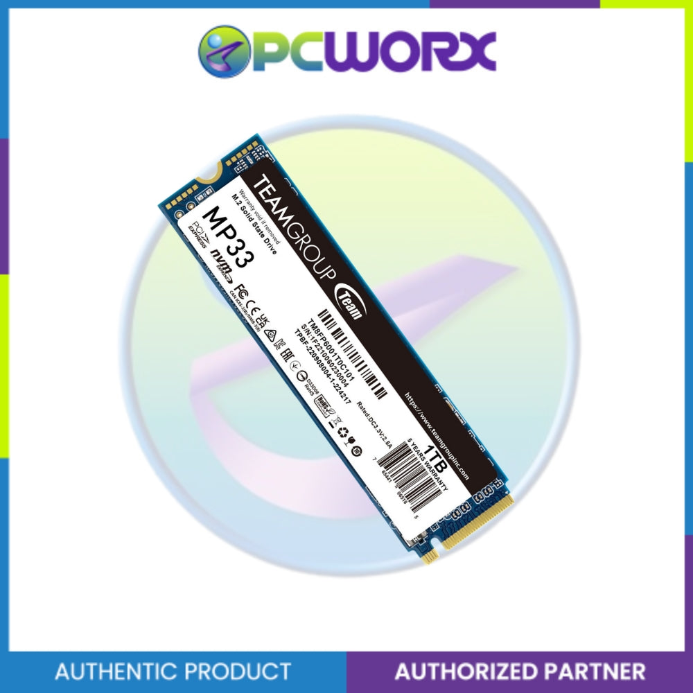 TeamGroup MP33 SSD M.2 2000 GB (2 TB) PCIe 3.0 NVMe, 3D NAND, Alta Velocità Per PC E Laptop