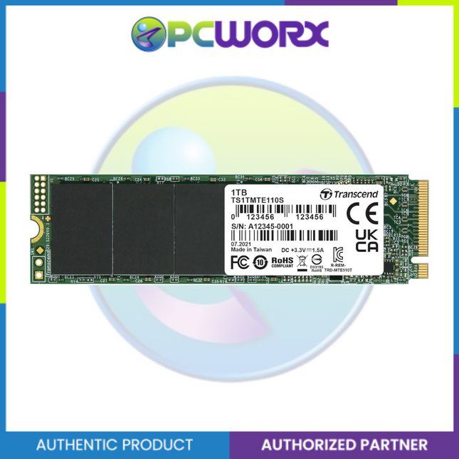 Transcend TS1TMTE110S 1TB NVMe PCIe Gen3 x4 MTE110S SSD Solid State Drive