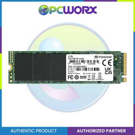 Transcend TS1TMTE110Q 110Q 1TB NVMe M.2 2280 SSD Drive