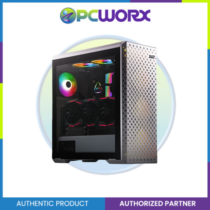 Adata XPG DEFENDER-BKCWW Pro RGB Mesh Front TG Mid-Tower ATX Case