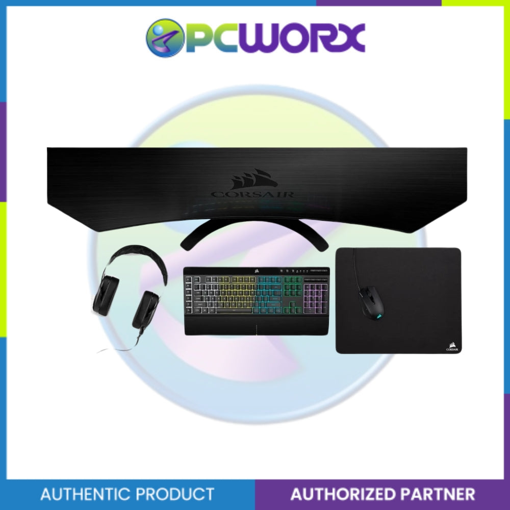 Corsair CS-CH-9226A65-NA [K55 RGB PRO, HS50 PRO, HARPOON RGB PRO, MM100]  4-in-1