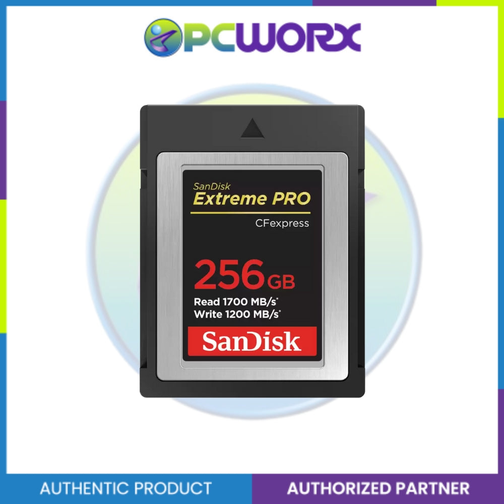 Sandisk SDCFE-256G-GN4NN 256GB Extreme Pro CFExpress Card Type B 1700MB/S R 12