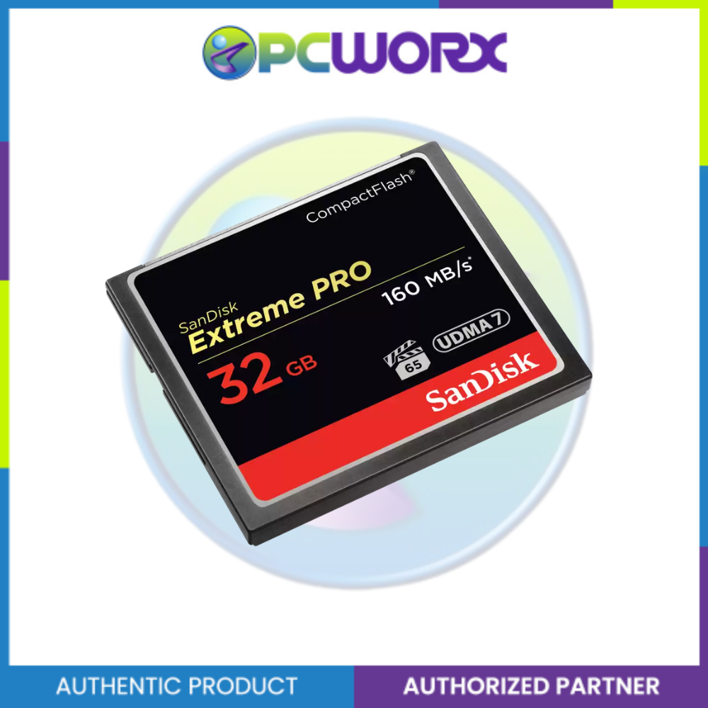 Sandisk SDCFXPS-032G-X46 32GB Extreme Pro CF VPG65 UDMA 7 160MB/S R 150MB/S W