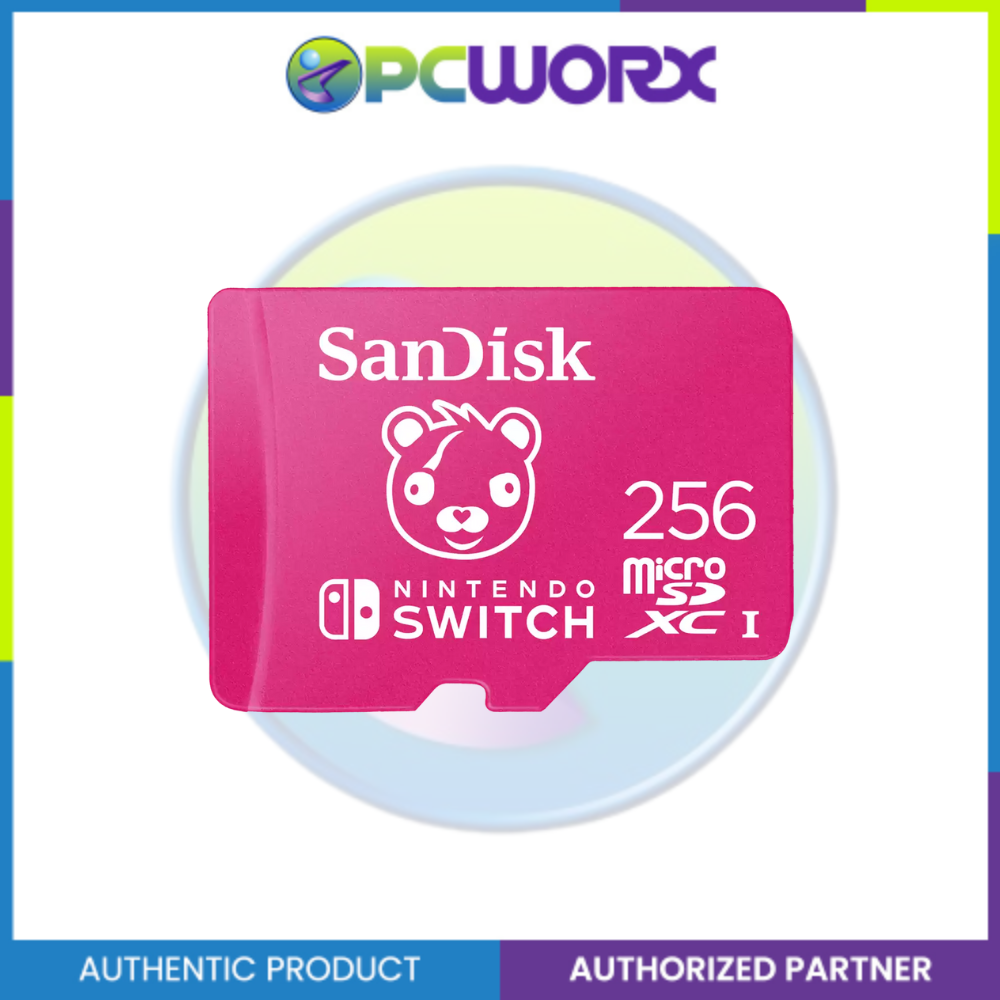 Sandisk SDSQXAO-256G-GN6ZG 256GB Nintendo Fortnite MICROSDXC U3 C10 UHS-1 100mbp