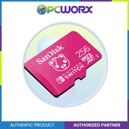 Sandisk SDSQXAO-256G-GN6ZG 256GB Nintendo Fortnite MICROSDXC U3 C10 UHS-1 100mbp