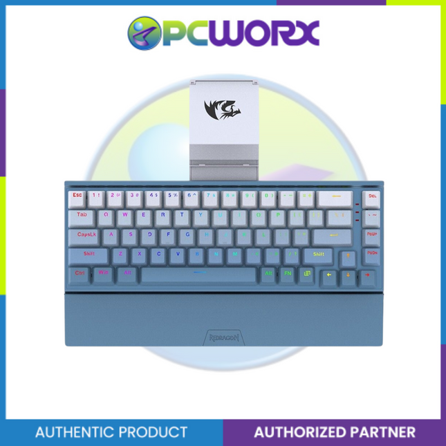 Redragon K641B-BW-RGB  Shaco Mechanical Keyboard Blue White