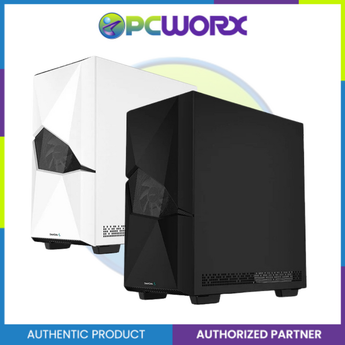 Deepcool R-BKAAET/WHAAET-C-1 Cyclops w/ 1x120mm ARGB Fan Mid-Tower Case Black/White