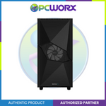 Deepcool R-BKAAET-C-1 Cyclops w/ 1x120mm ARGB Fan  Mid-Tower Case Black