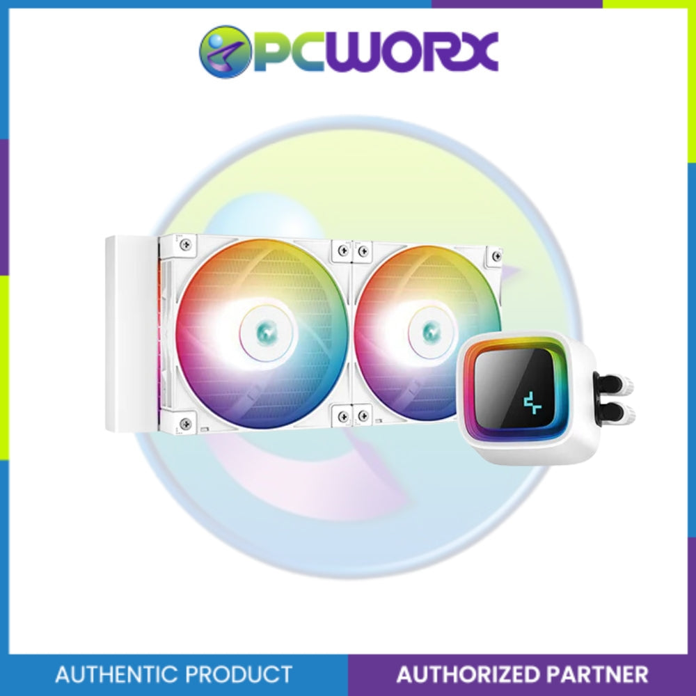 Deepcool R-LS520-WHAMMM-G-1 LS520 SE 240mm AIO ARGB Liquid CPU Cooler White