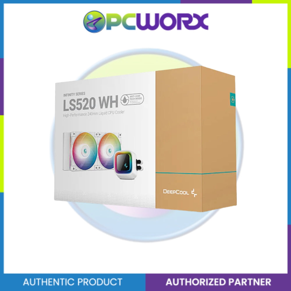 Deepcool R-LS520-WHAMMM-G-1 LS520 SE 240mm AIO ARGB Liquid CPU Cooler White