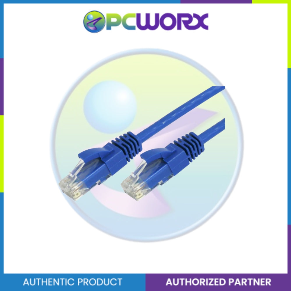 D-Link NCB-C6UBLR1-1 Cat6 UTP 24AWG Patch Cord:1M Snagless Blue