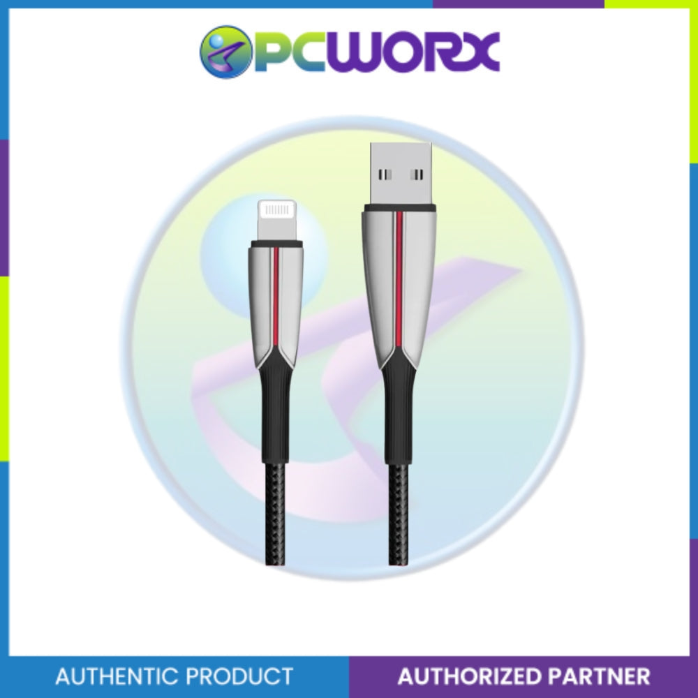 Fantech KL106 Iphone USB A to Lightning Data Cable Silver