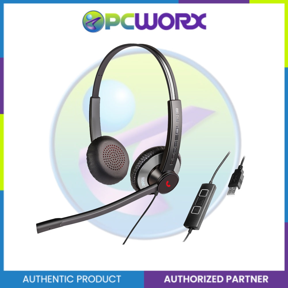 Addasound AN02-EPIC 512G Premium Quality USB Binauraul Headset Gray