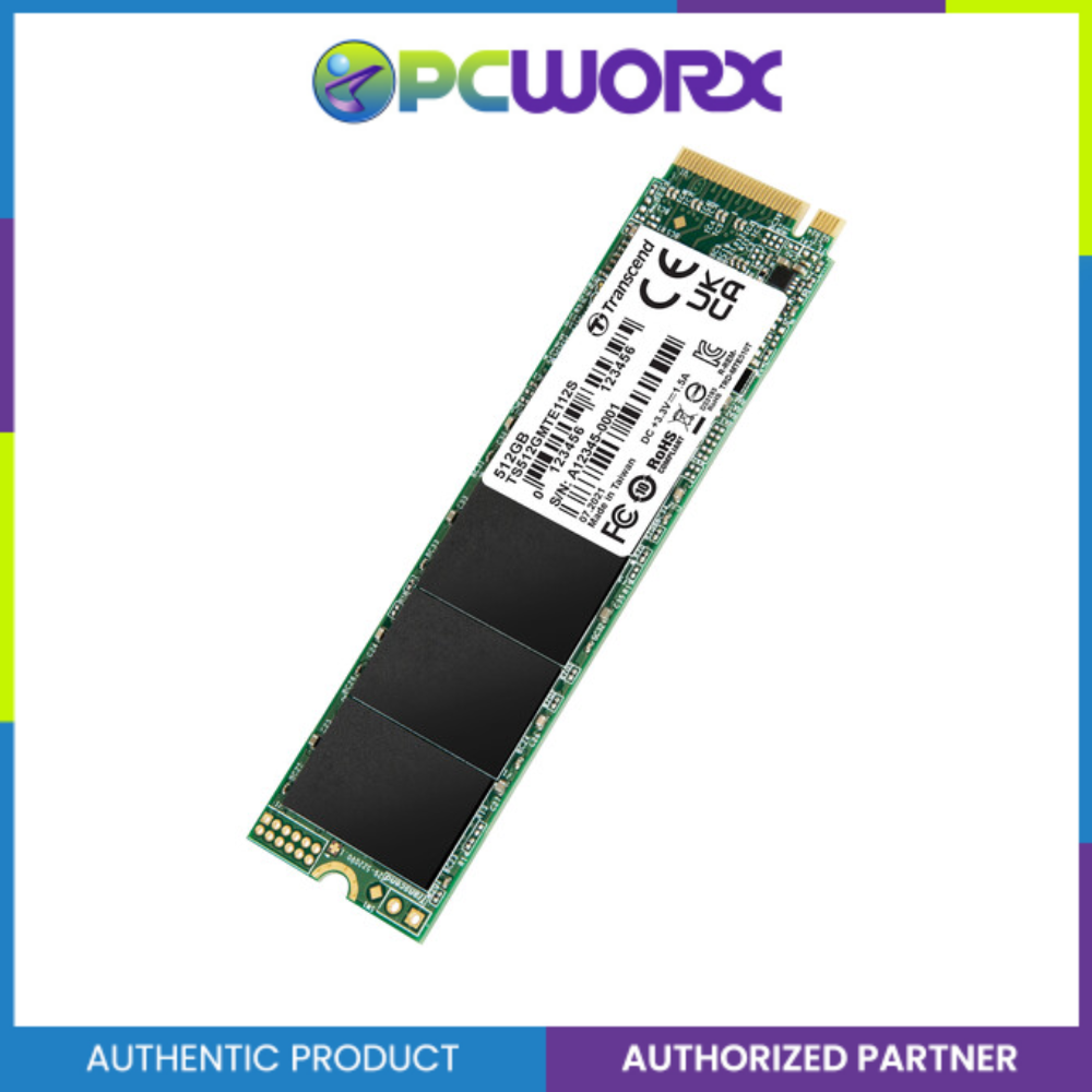Trascend TS1TMTE112S 1TB M.2 NVIe PCIe Gen3x4 Solid State Data