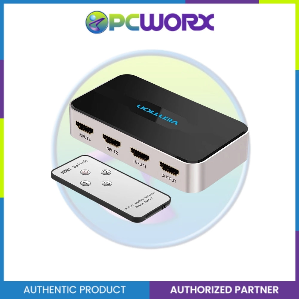 Vention AFFH0 3 in1 Out HDMI Switcher