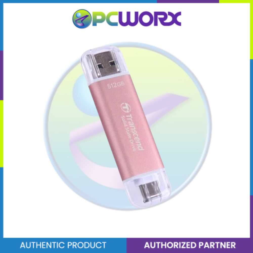Transcend TS512GESD310P 512GB Type C Portable SSD Pink