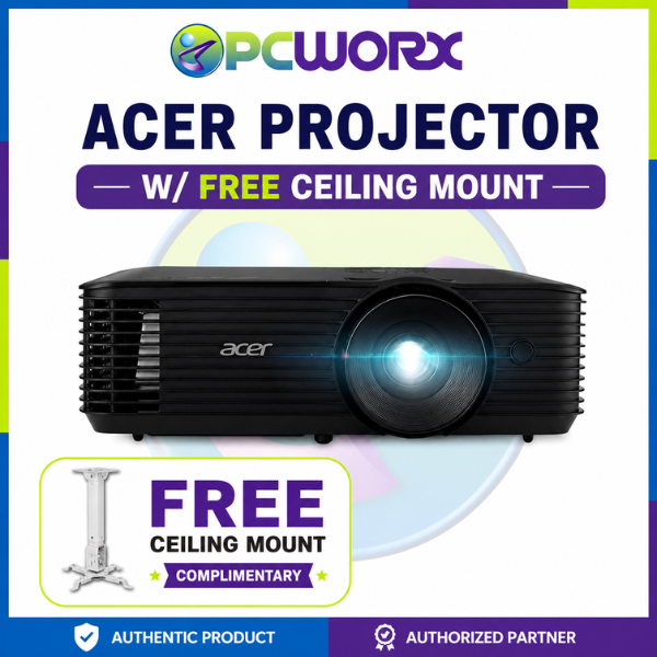 Acer X1128H SVGA (800 x 600) 4800 Ansi Lumens
