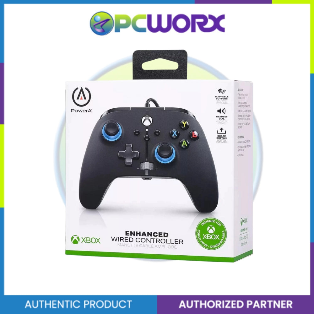 PowerA XBOX 1518817-02 Enwired Controller Blue Hint