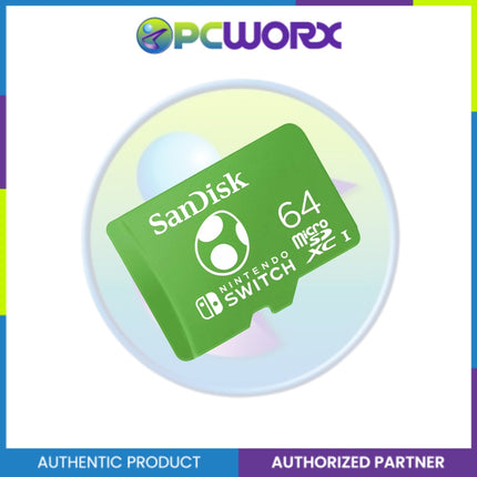 Sandisk SDSQXAO-064G-GN3ZN 64GB Nintendo Cobranded MicroSDHC 100MB/S R,90MB/S
